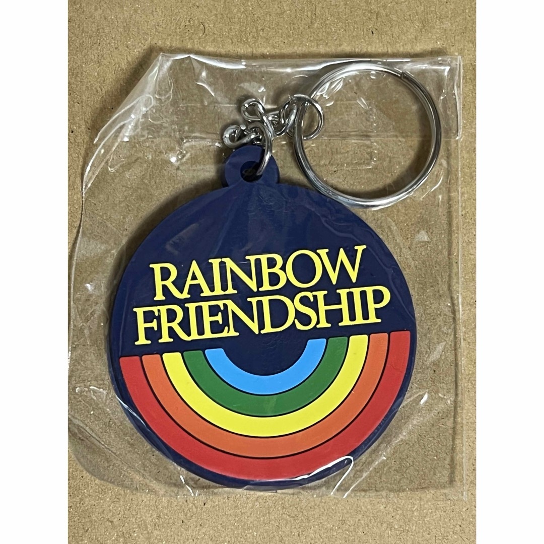 【新品】アメリカン雑貨ラバー製キーホルダー RAINBOW FRIENDSHIP メンズのファッション小物(キーホルダー)の商品写真