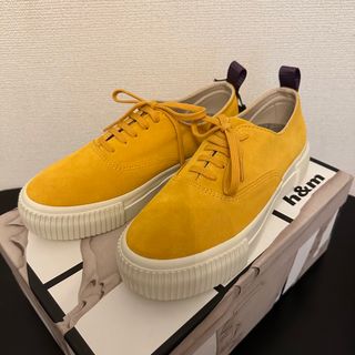 エイチアンドエイチ(H&H)のh&m eytys スニーカー 38 イエロー(スニーカー)