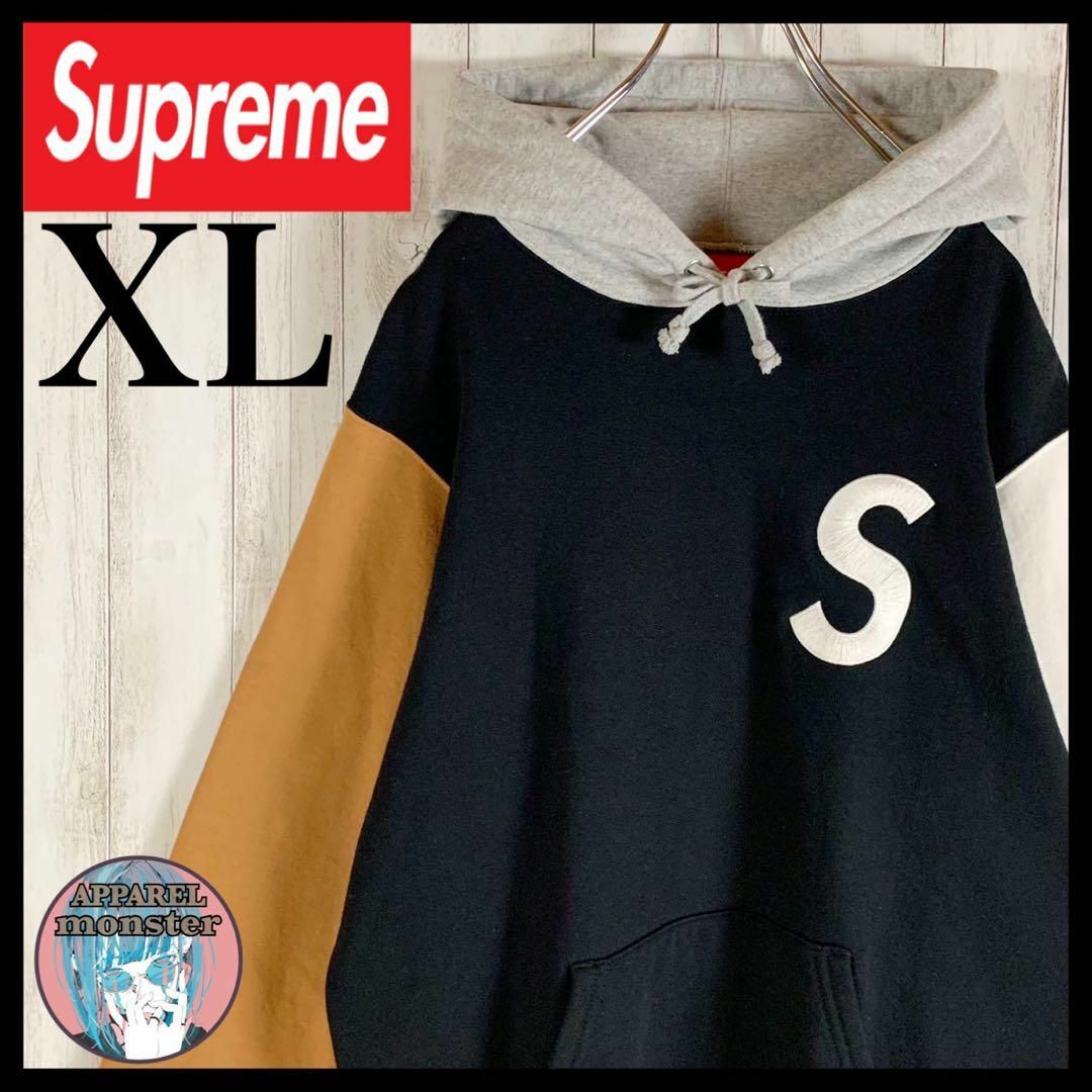 Supreme - 【超希少XLサイズ】シュプリーム Sロゴ 刺繍 マルチカラー