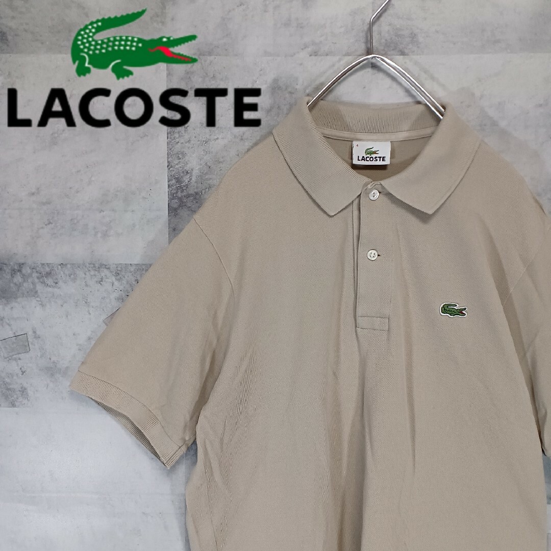 トップスLACOSTE ラコステ メンズポロシャツ M~L テニス スポーツ アウトドア