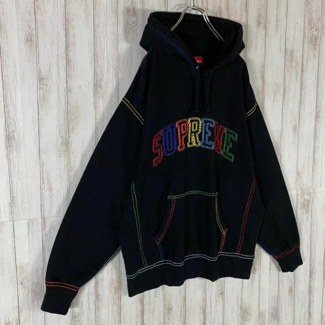 Supreme - 【超希少デザイン】Supreme 刺繍ロゴ マルチカラー 即完売