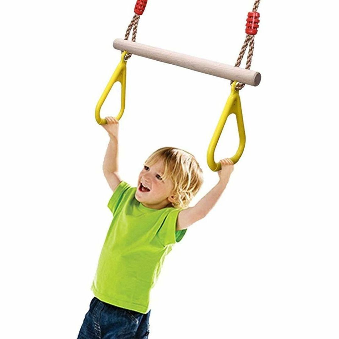 COMINGFIT 体操吊り輪 ブランコ 子供 DIY トレーニング 逆さぶら下 1