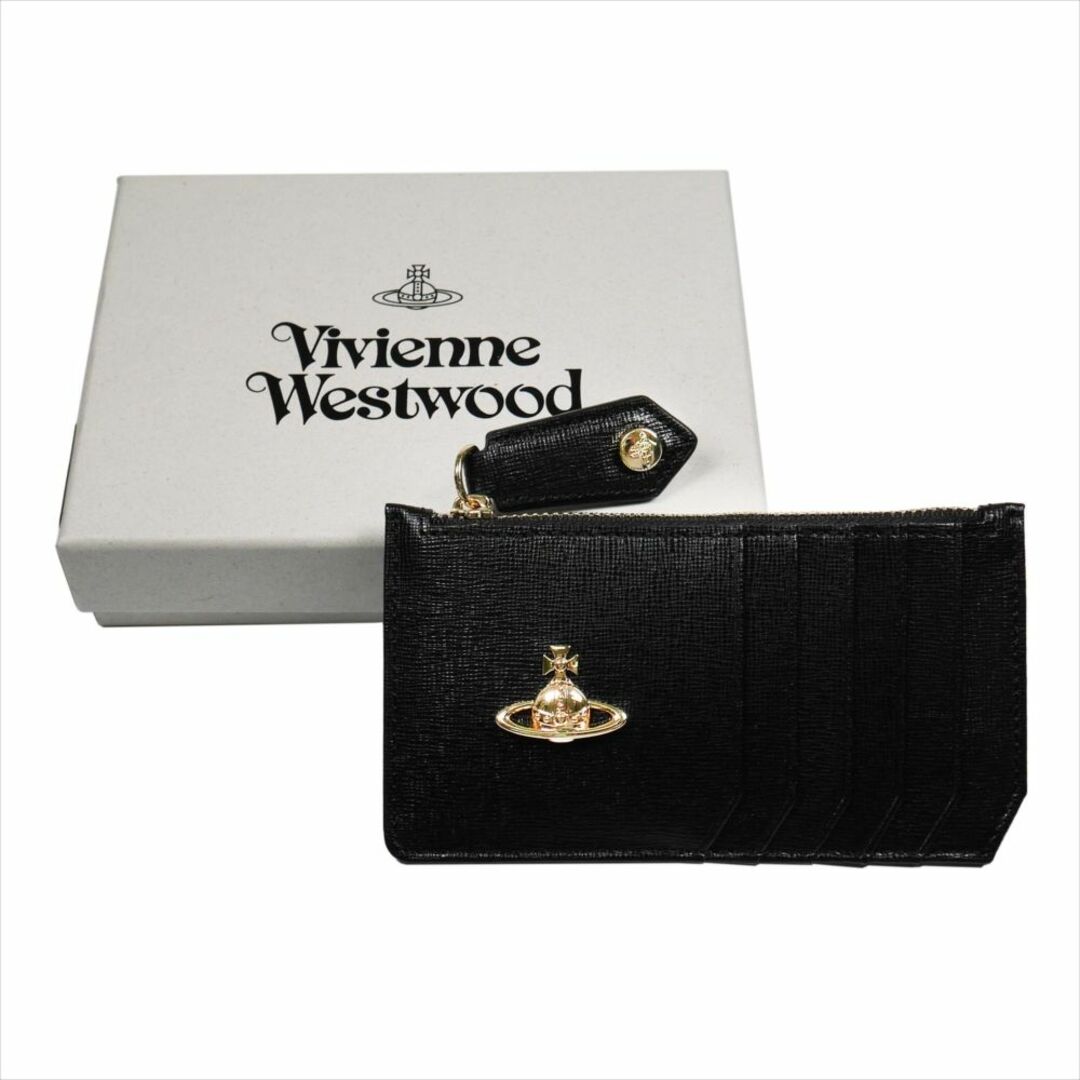 Vivienne Westwood(ヴィヴィアンウエストウッド)のヴィヴィアンウエストウッド SAFFIANO 小銭入れ財布 ブラック レディースのファッション小物(財布)の商品写真