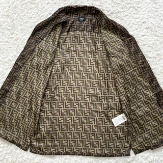 【超人気モデル】FENDI フェンディ ズッカ柄 シルク100% 即完売 シャツ