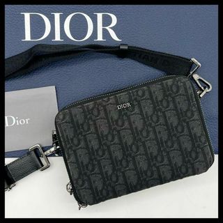 クリスチャンディオール(Christian Dior)の【美品】Dior ディオール トロッター オブリーク 2wayショルダーバッグ(ショルダーバッグ)