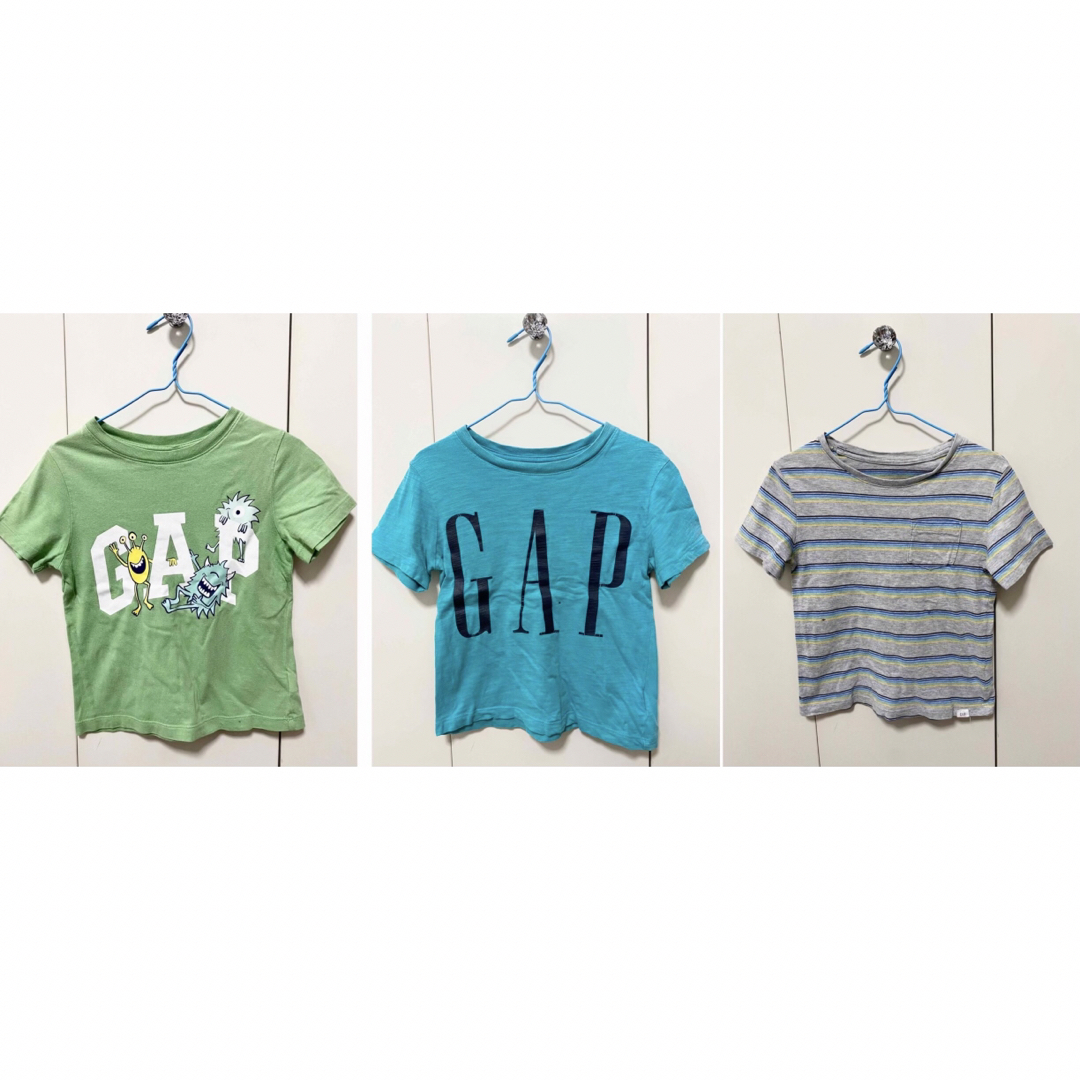 GAP(ギャップ)のGAP t-シャツ3枚/Kids 《2024年2/24～3/16帰省》 キッズ/ベビー/マタニティのキッズ服男の子用(90cm~)(Tシャツ/カットソー)の商品写真