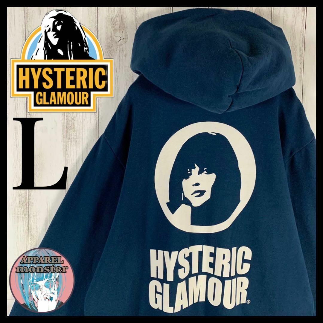 HYSTERIC GLAMOUR ヒステリックグラマー ジップ バックガールロゴ