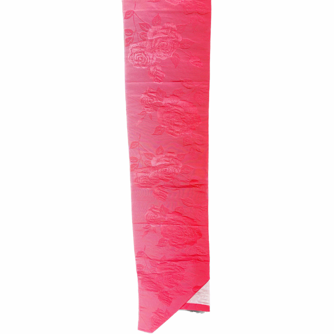 女性用浴衣・着物・簡単着付け 薔薇模様 結び帯 作り帯 リボンタイプ レディースの水着/浴衣(帯)の商品写真