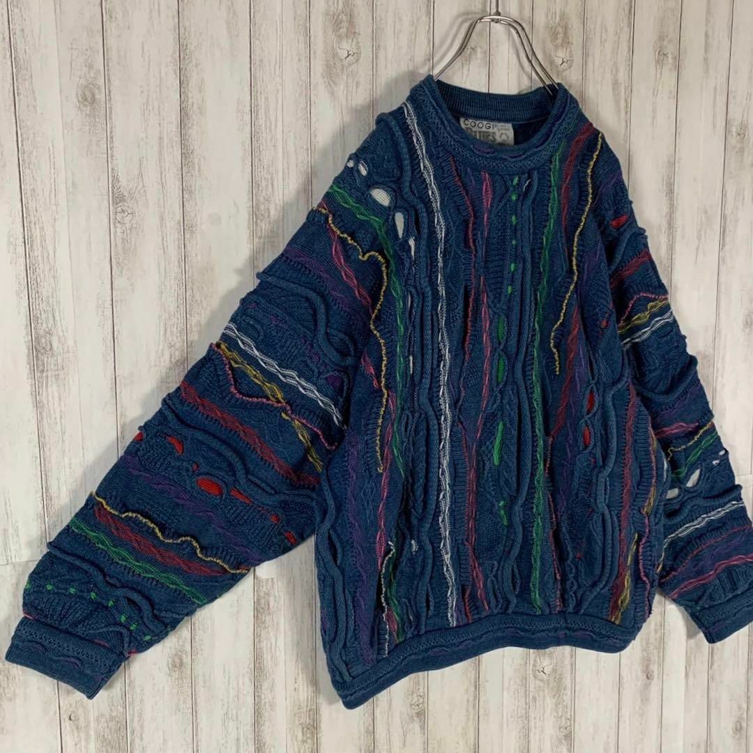 幻の1点モノ】coogi クージー 立体 編込み 3Dニット 即完売モデル ...