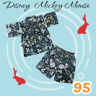 ディズニー(Disney)のディズニー　ミッキーマウス　 甚平　95cm(甚平/浴衣)