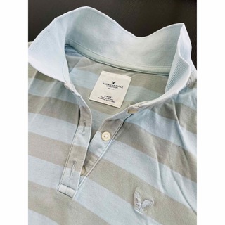 アメリカンイーグル(American Eagle)のAMERICAN EAGLE  レディース　ポロシャツ　半袖　Sサイズ(ポロシャツ)