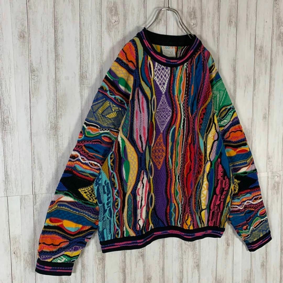 COOGI   幻の1点モノcoogi クージー 立体 編込み 3Dニット 即完売