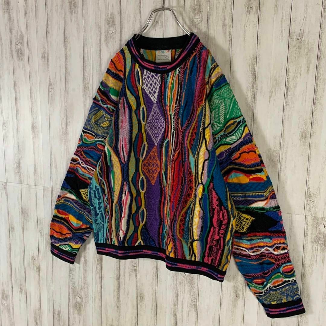 COOGI - 【幻の1点モノ】coogi クージー 立体 編込み 3Dニット 即完売