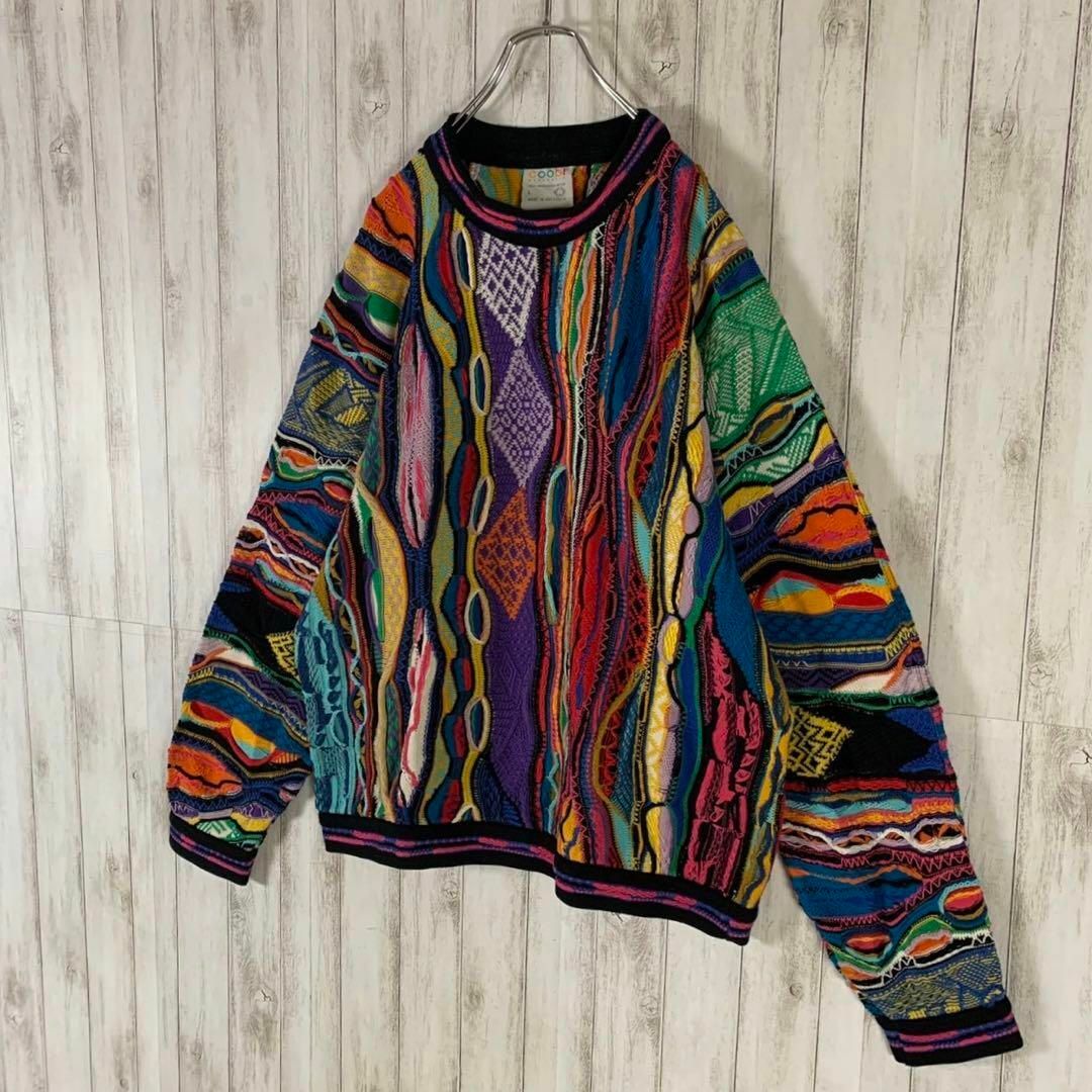 COOGI   幻の1点モノcoogi クージー 立体 編込み 3Dニット 即完売