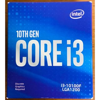 intel - 【新品未開封】Intel CPU Core i3 10100F BOXの通販|ラクマ