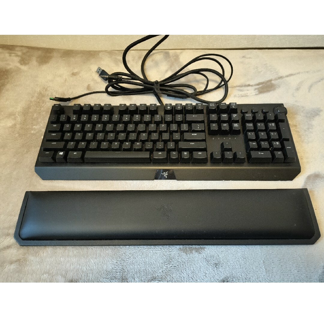 Razer(レイザー)のRazer キーボード BLACKWIDOW ELITE YELLOW US スマホ/家電/カメラのPC/タブレット(PC周辺機器)の商品写真