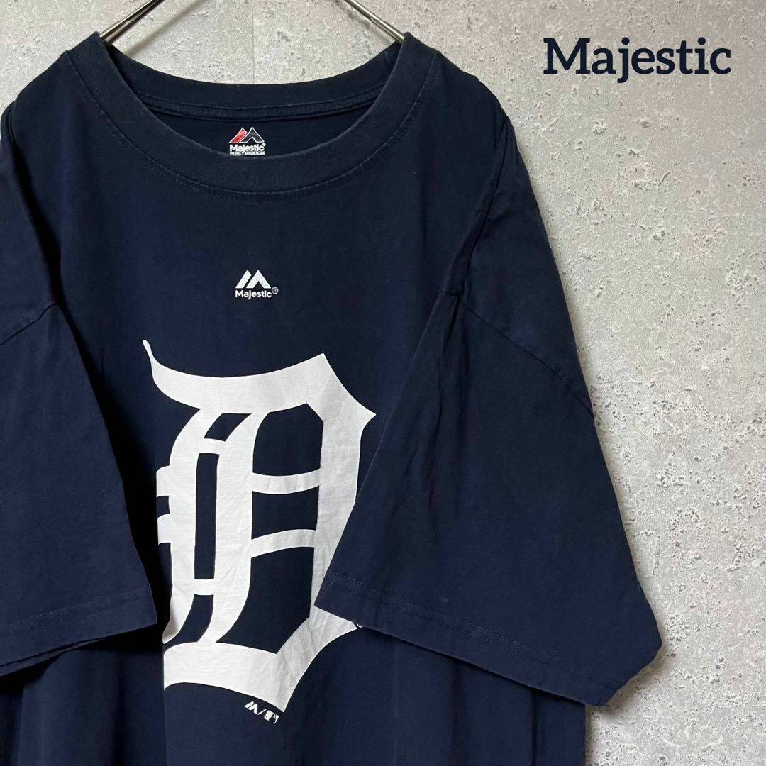 Majestic(マジェスティック)のMajestic マジェスティック Tシャツ 野球 メジャー タイガース 3XL メンズのトップス(Tシャツ/カットソー(半袖/袖なし))の商品写真