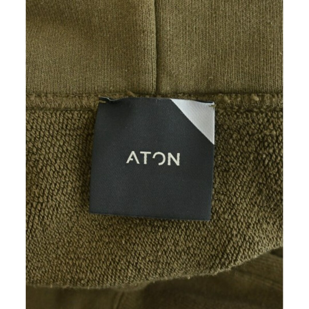ATON - ATON エイトン パーカー 2(M位) カーキ系 【古着】【中古】の