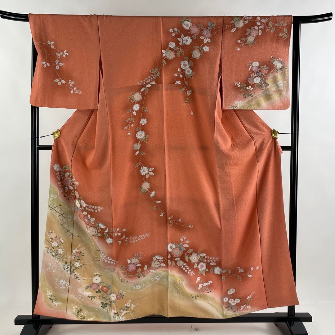 訪問着 美品 秀品 158cm 66cm 正絹