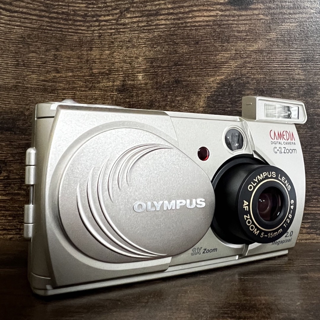 OLYMPUS(オリンパス)のコンパクトデジタルカメラ　OLYMPUS C-2 ZOOM 完動品　メディア付き スマホ/家電/カメラのカメラ(コンパクトデジタルカメラ)の商品写真