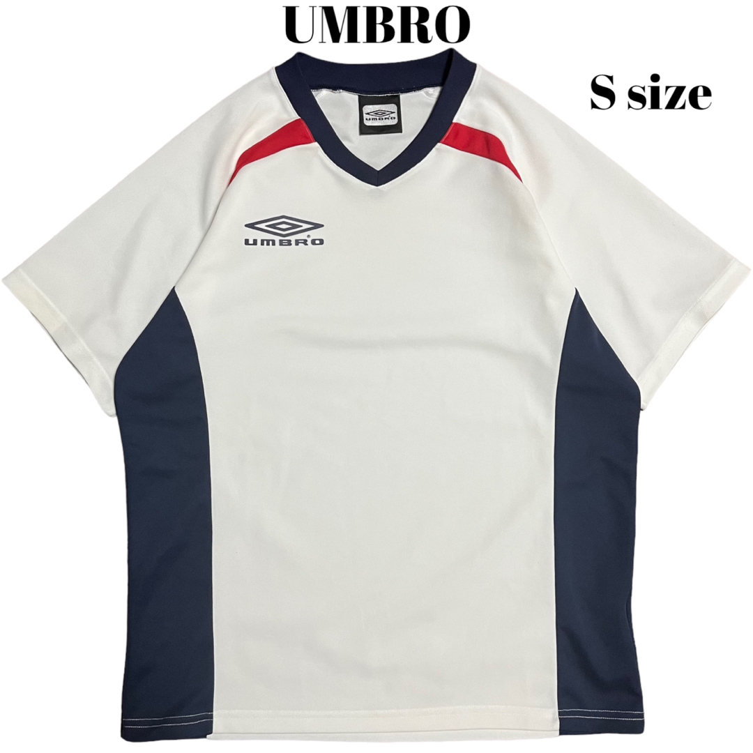 00’s UMBRO サッカーシャツ リンガーT イングランドカラー Y2K