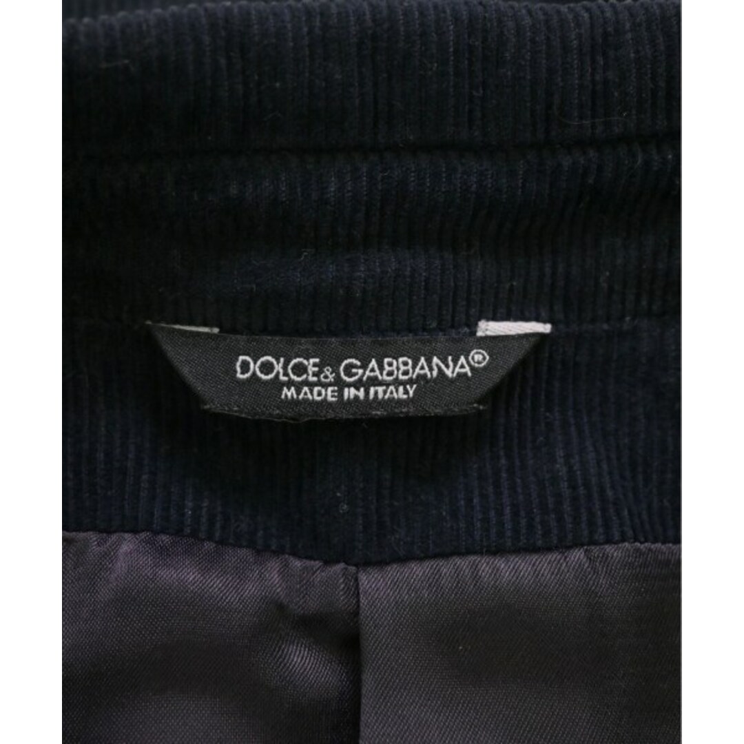 DOLCE&GABBANA(ドルチェアンドガッバーナ)のDOLCE&GABBANA テーラードジャケット 44(S位) 紺 【古着】【中古】 メンズのジャケット/アウター(テーラードジャケット)の商品写真