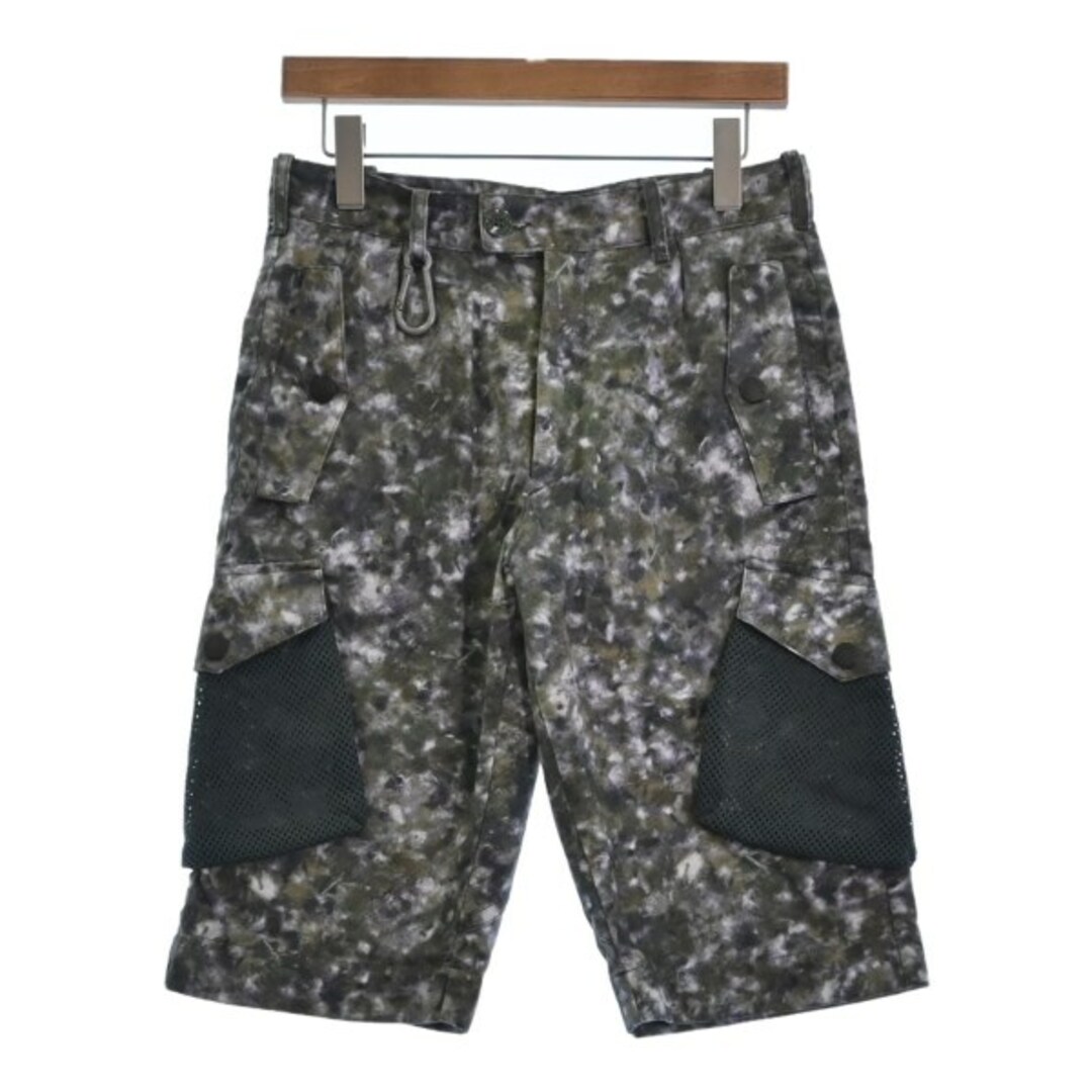 MONCLER モンクレール ショートパンツ 44(XS位) 黒x白x緑(総柄 MONCLER モンクレール ショートパンツ 44(XS位) 黒x白x緑(総柄