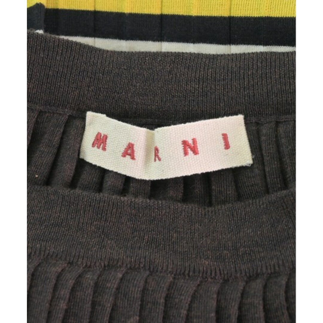 MARNI ロング・マキシ丈スカート 40(M位) 黄xベージュ等(総柄) 【古着】【中古】