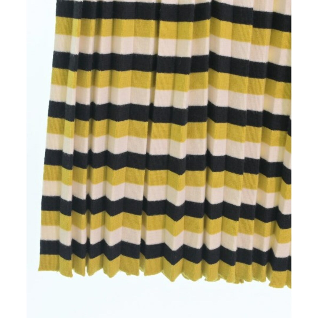 MARNI ロング・マキシ丈スカート 40(M位) 黄xベージュ等(総柄) 【古着】【中古】