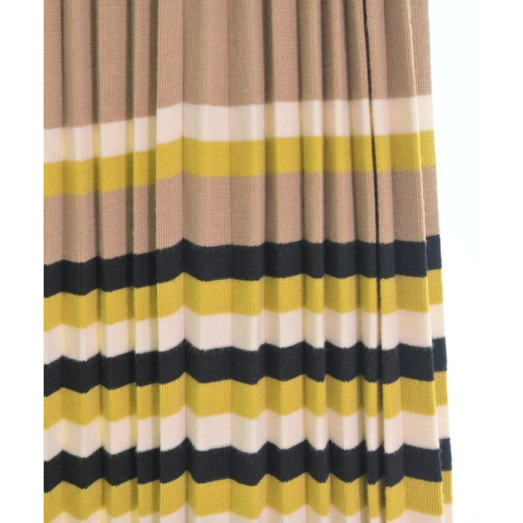 MARNI ロング・マキシ丈スカート 40(M位) 黄xベージュ等(総柄) 【古着】【中古】