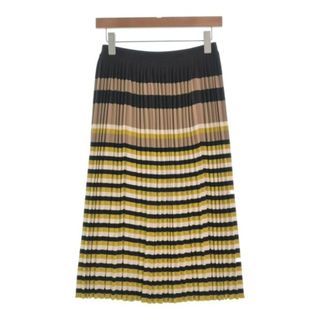 MARNI ロング・マキシ丈スカート 40(M位) 黄xベージュ等(総柄) 【古着】【中古】