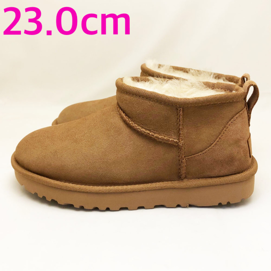 新品 UGG アグ レディースブーツ ウルトラミニ チェスナット 23.0cm | フリマアプリ ラクマ