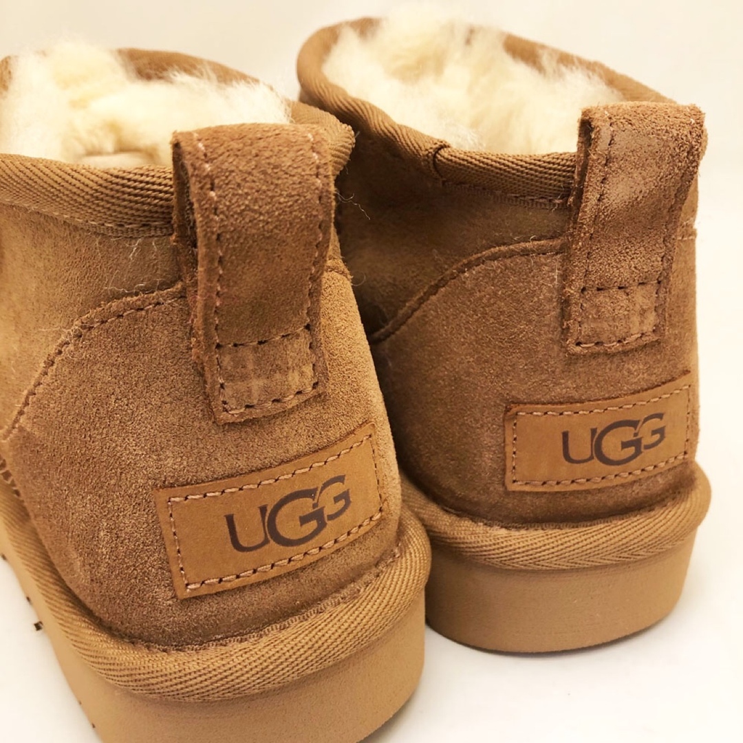 新品 UGG アグ レディースブーツ ウルトラミニ チェスナット 23.0cm-