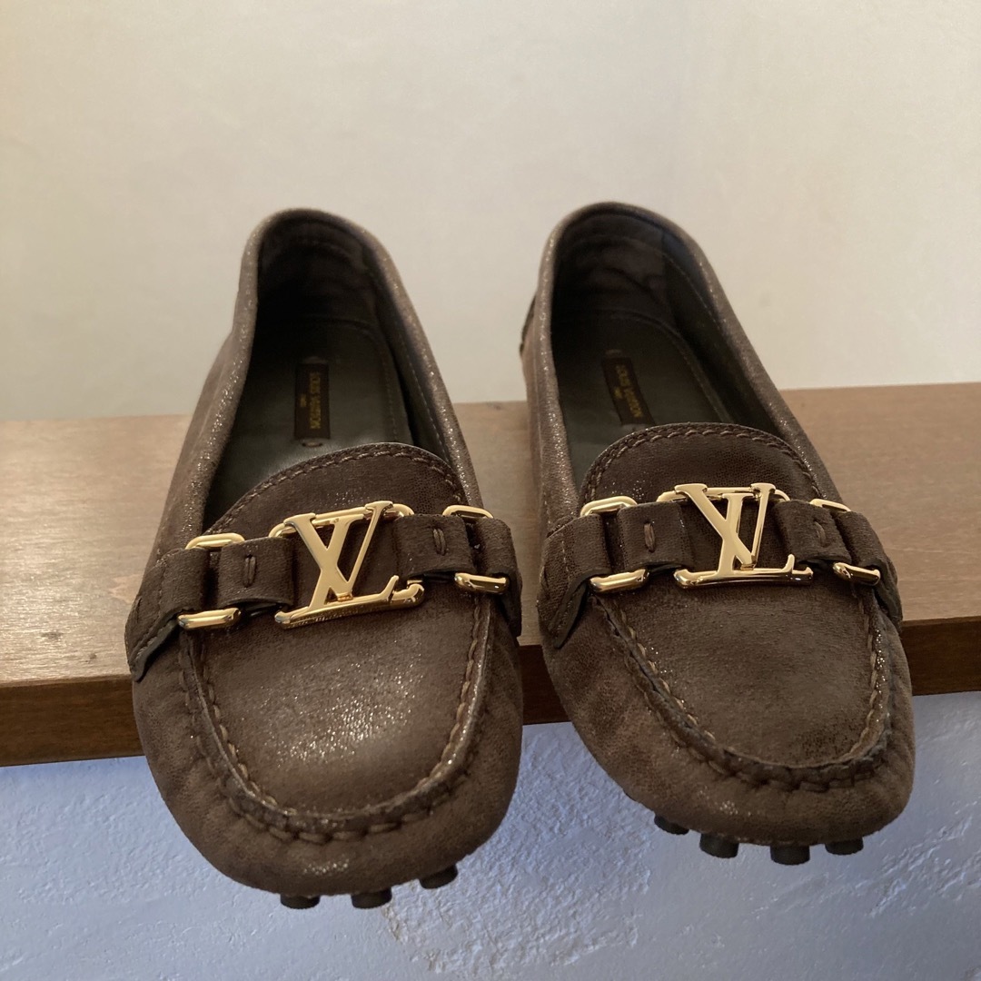 【極美品】LOUIS VUITTON モンテカルロドライビングシューズ ブラウン