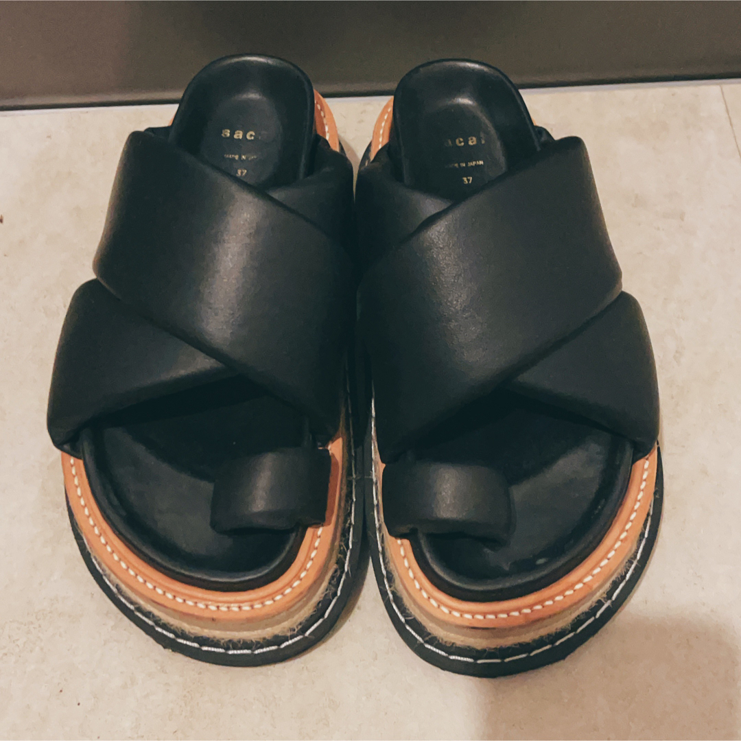 sacai(サカイ)のsacai 22ss Multiple Sole Sandals 37 箱付き レディースの靴/シューズ(サンダル)の商品写真