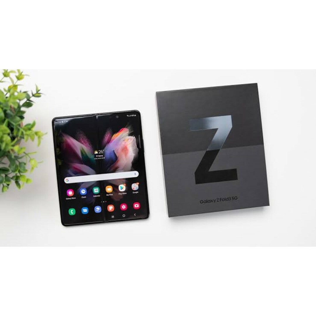 Galaxy - 【超美品】Galaxy Z Fold3 5G 256GB au SIMフリーの通販 by