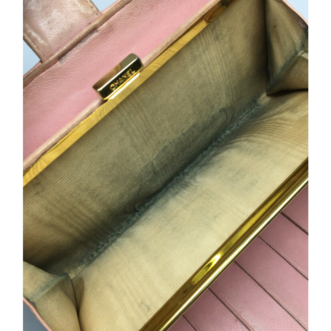 CHANEL - シャネル 二つ折り財布 ミディアムウォレット がま口 ココ
