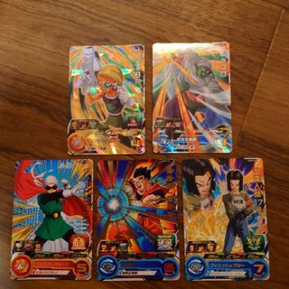 ドラゴンボール(ドラゴンボール)のスーパードラゴンボールヒーローズ　ＳＲ、Ｒ/5枚セット(シングルカード)