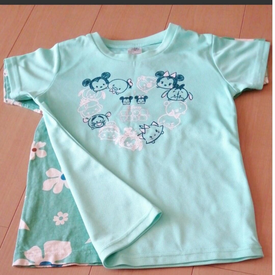Disney(ディズニー)のキッズ　Tシャツ 2枚セット キッズ/ベビー/マタニティのキッズ服女の子用(90cm~)(Tシャツ/カットソー)の商品写真
