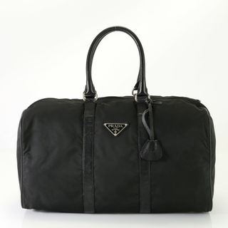 美品 プラダ テスート ナイロン 三角ロゴ ボストン バッグ トート
