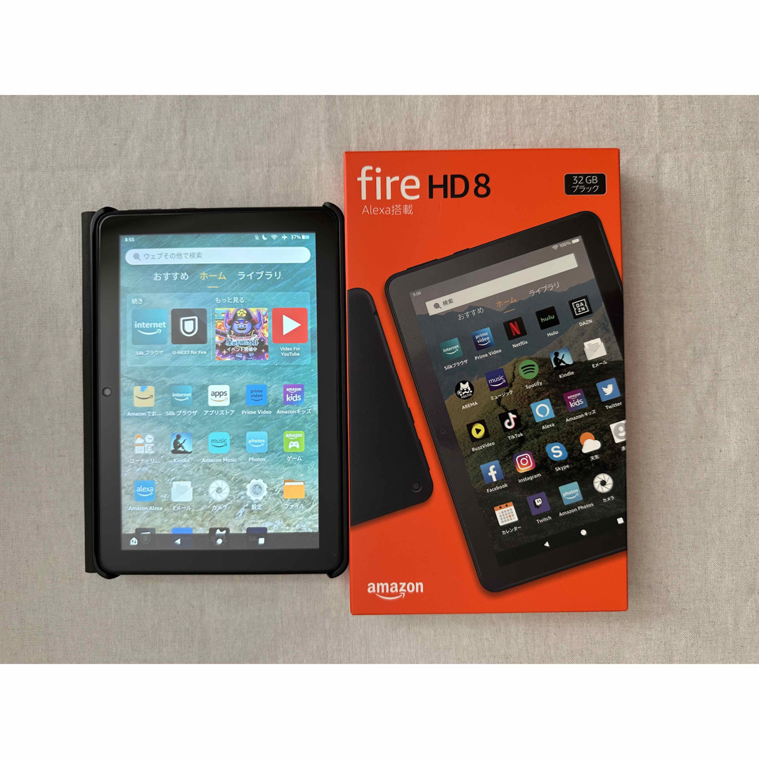 第10世代 Fire HD 8 タブレット ブラックスマホ/家電/カメラ