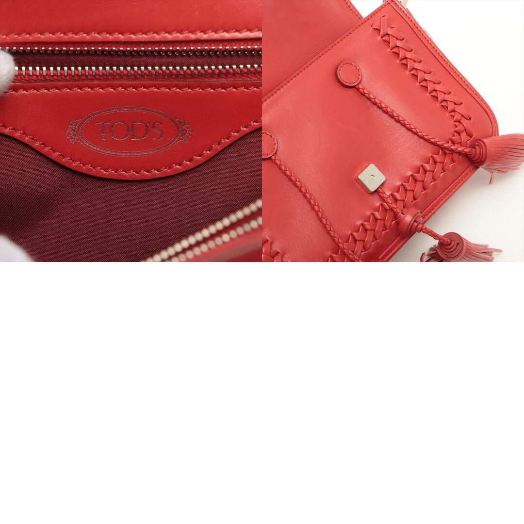 TOD'S - 極美品 トッズ ダブルT レザー 2WAY シルバー チェーン