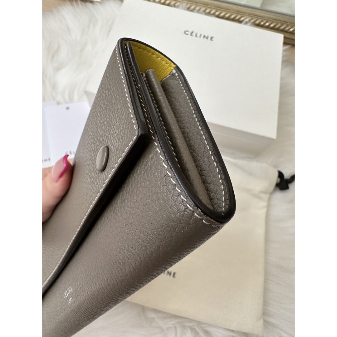 CELINE セリーヌ 長財布　美品  ラージジップ マルチファンクション