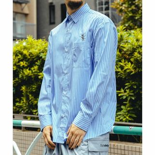 サブサエティ(Subciety)の【BLUE2】LOOSE SILHOUETTE STRIPE SHIRT(その他)