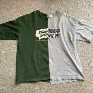 ジーユー(GU)のGU スタジオセブンイレブン　切り替えTシャツ L(Tシャツ/カットソー(半袖/袖なし))