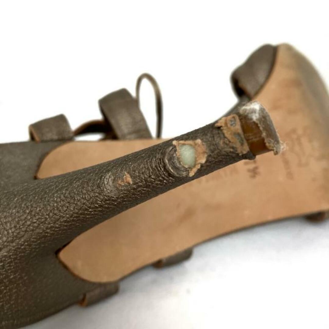 MANOLO BLAHNIK - マノロブラニク サンダル 37 1/2 - レザーの通販 by