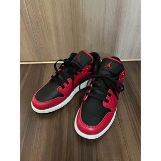 ジョーダン(Jordan Brand（NIKE）)のナイキ エア ジョーダン 1 ロー GS 24センチ(スニーカー)