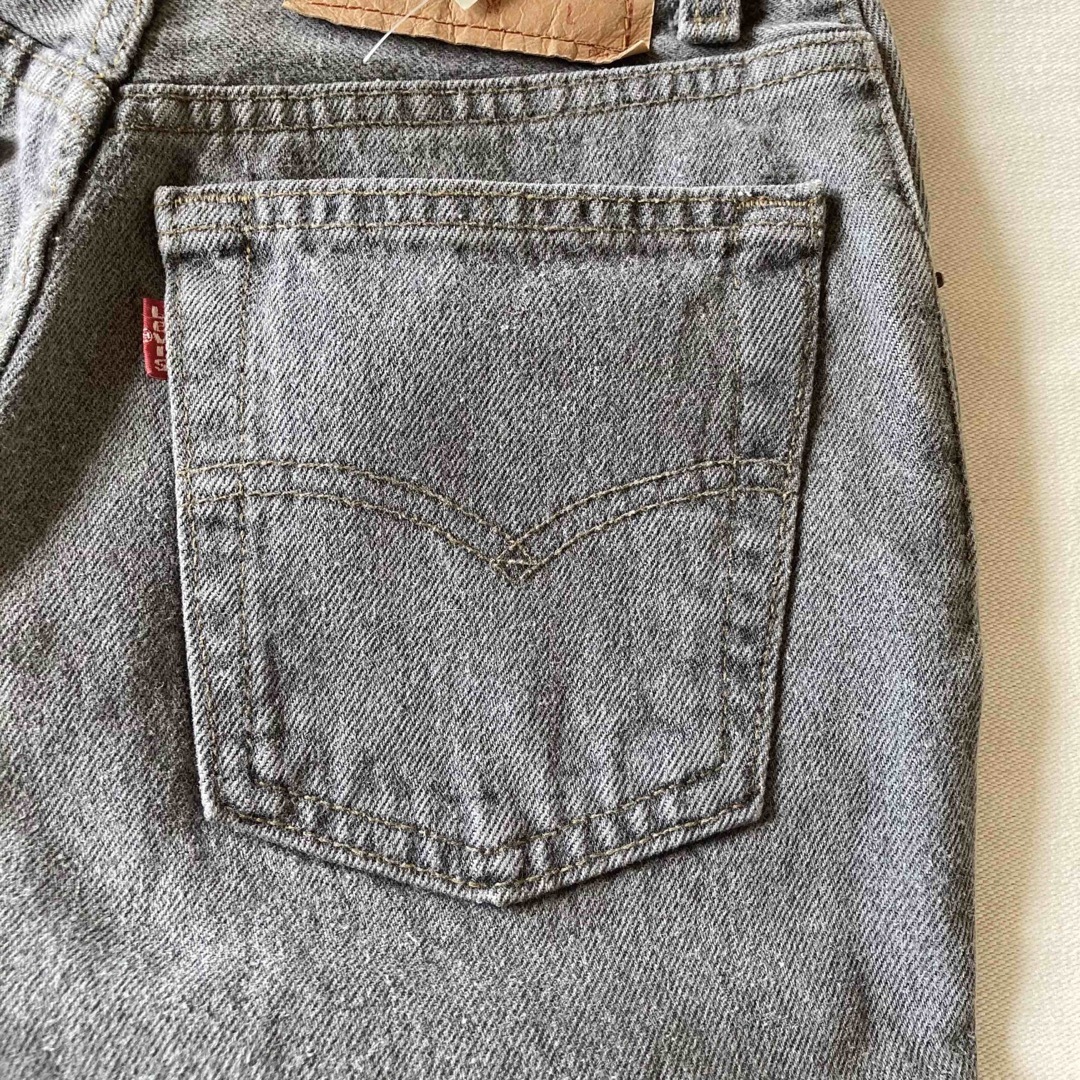 Levi's(リーバイス)のデッドストック USA製 ビンテージ リーバイス17501 ブラック デニム  レディースのパンツ(デニム/ジーンズ)の商品写真