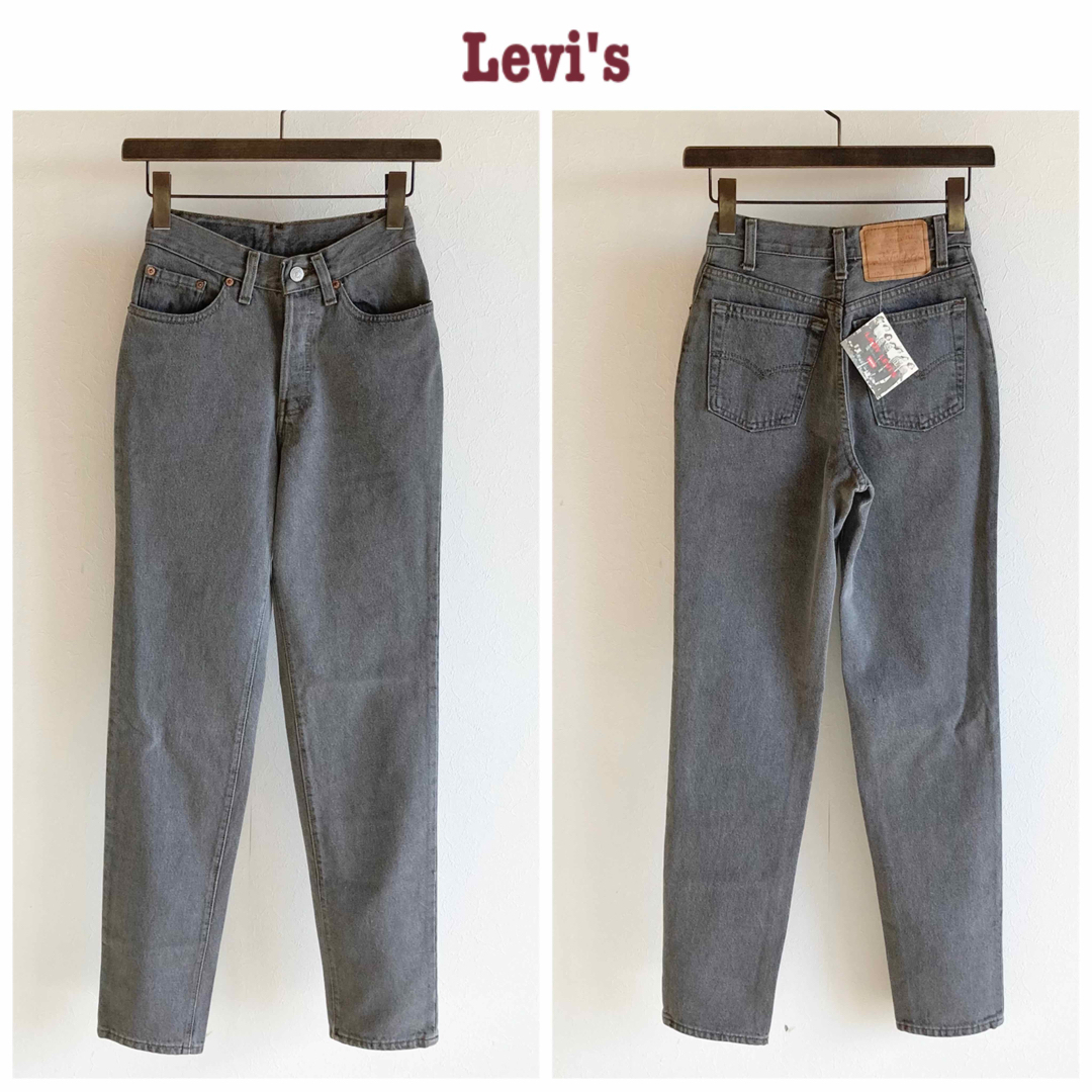 Levi's(リーバイス)のデッドストック USA製 ビンテージ リーバイス17501 ブラック デニム  レディースのパンツ(デニム/ジーンズ)の商品写真
