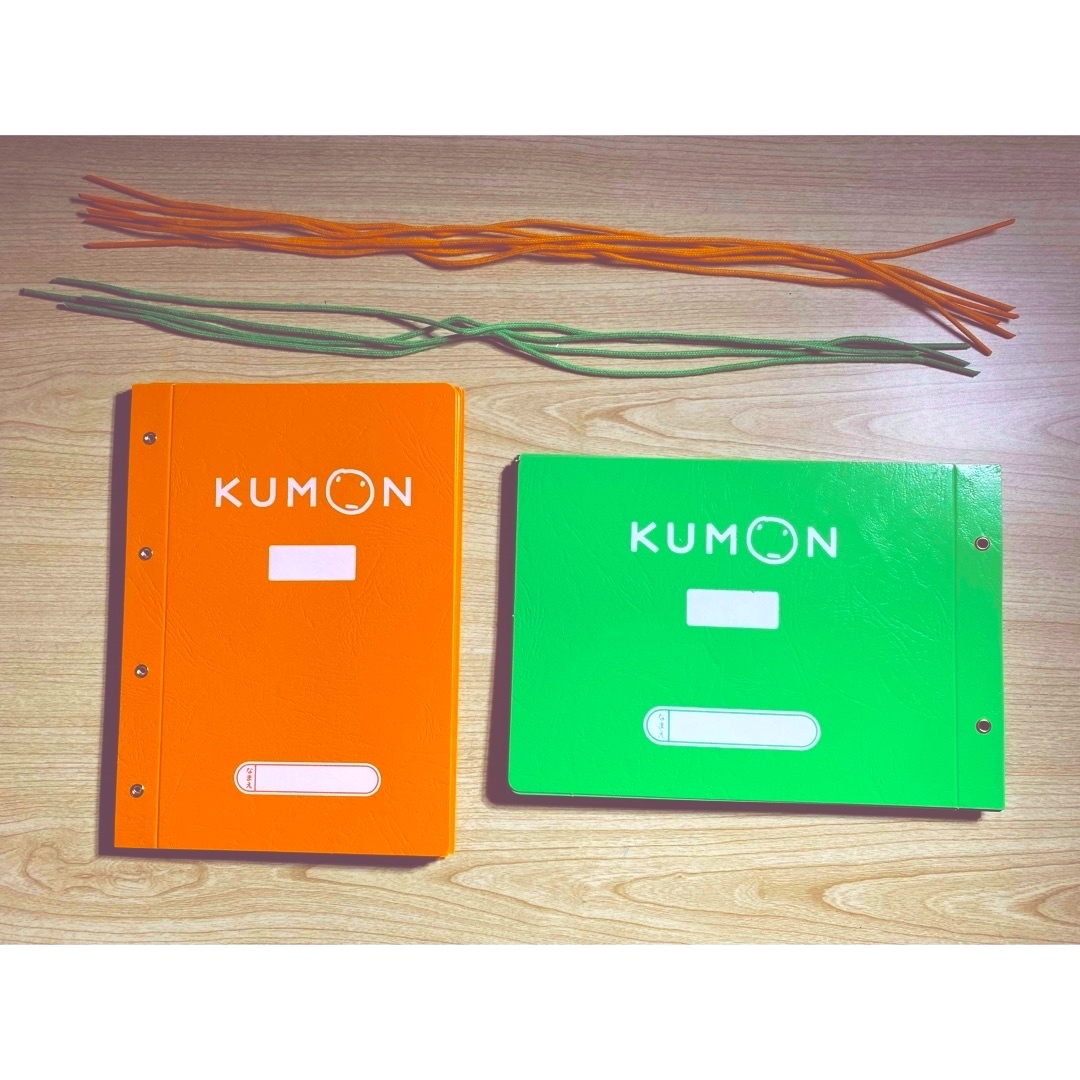 KUMON(クモン)のくもん　　綴ファイルセット（各5ずつ） インテリア/住まい/日用品の文房具(ファイル/バインダー)の商品写真